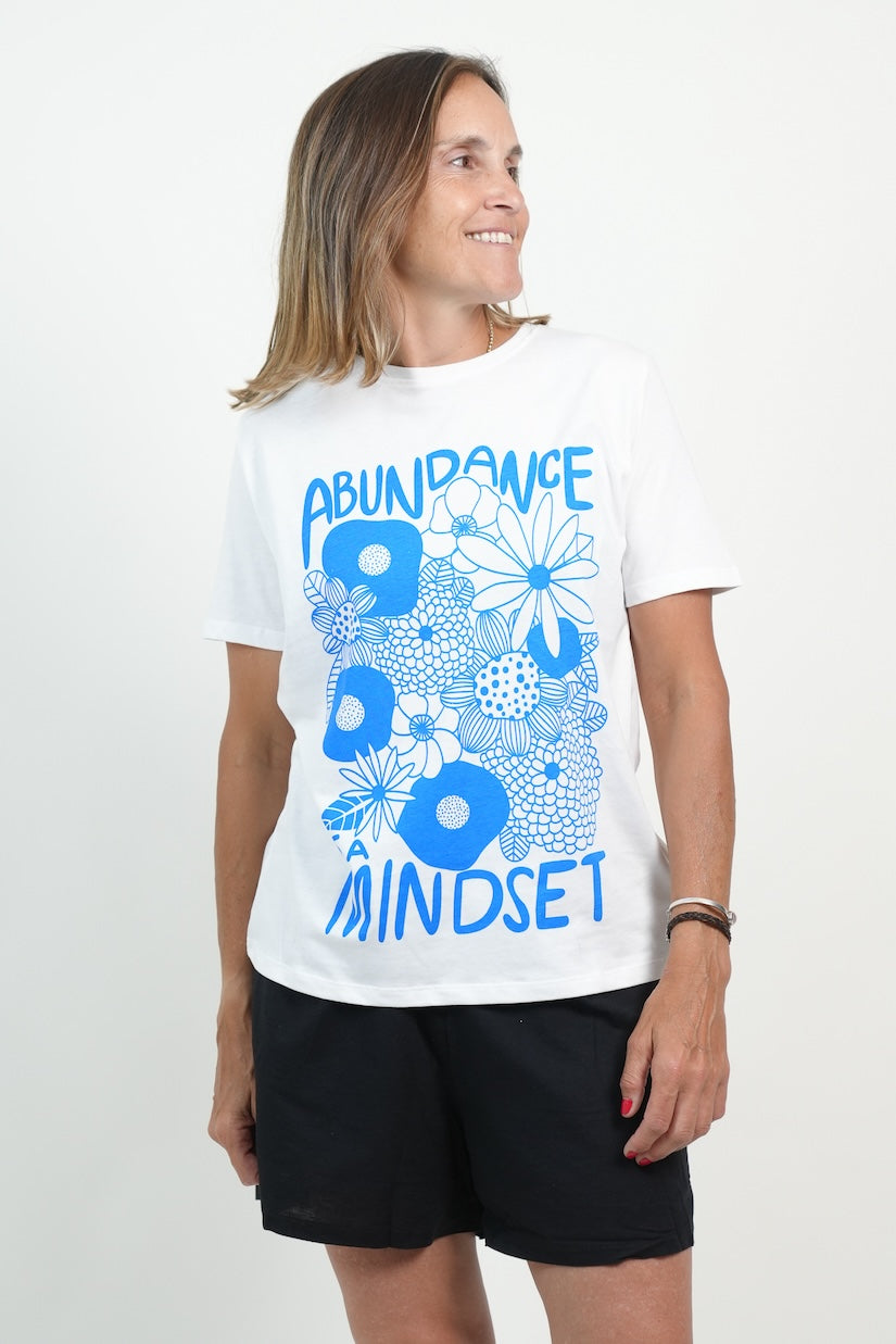 REMERA ESTAMPADA MUJER BLANCO