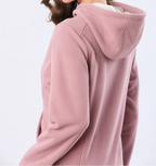 Campera polar con capucha