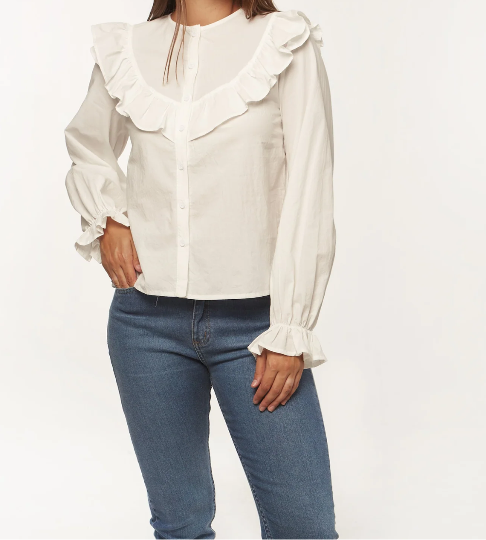 Camisa Catalina Blanca