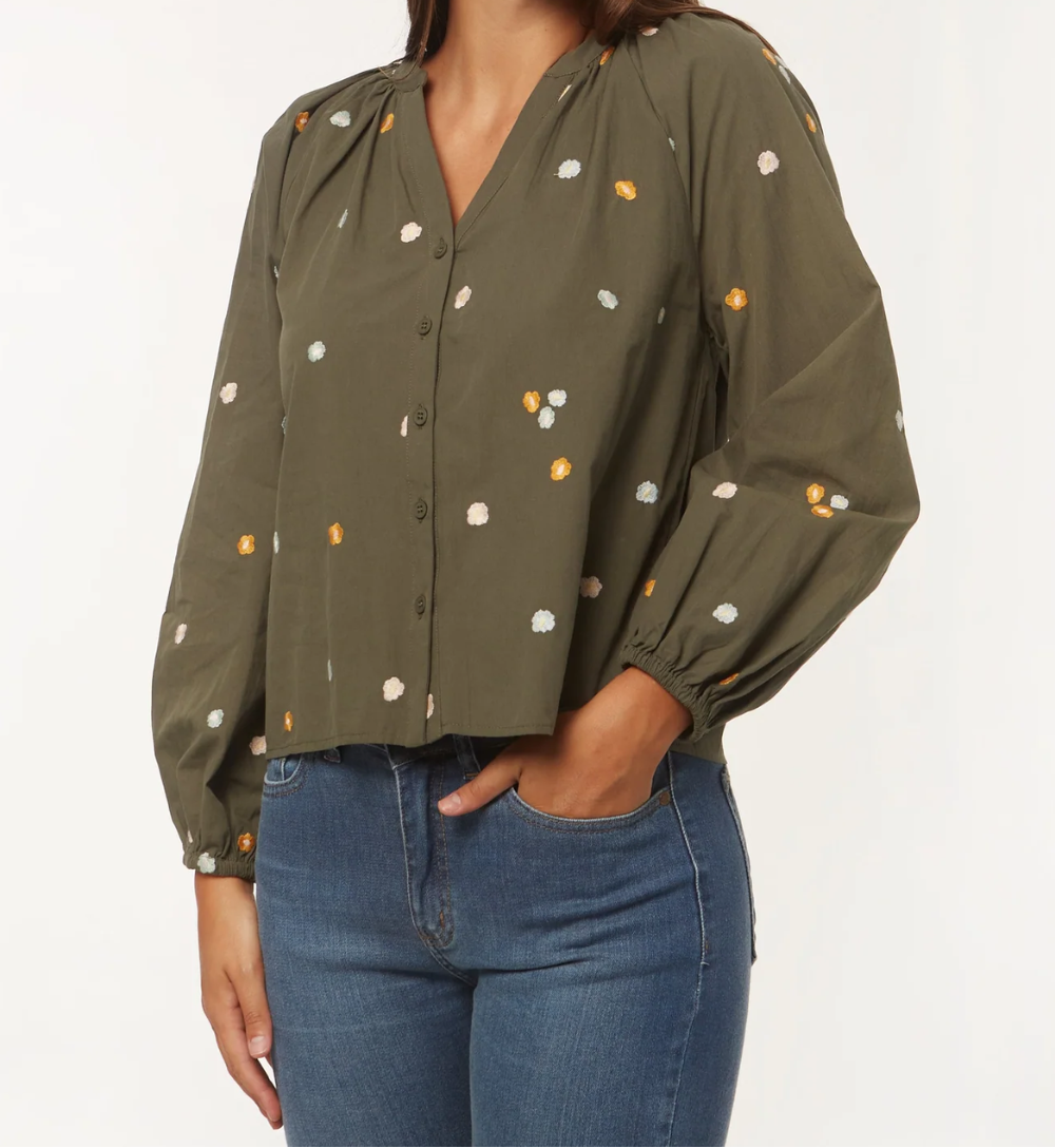 Camisa Ana Bordada