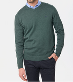 Buzo tejido cuello V