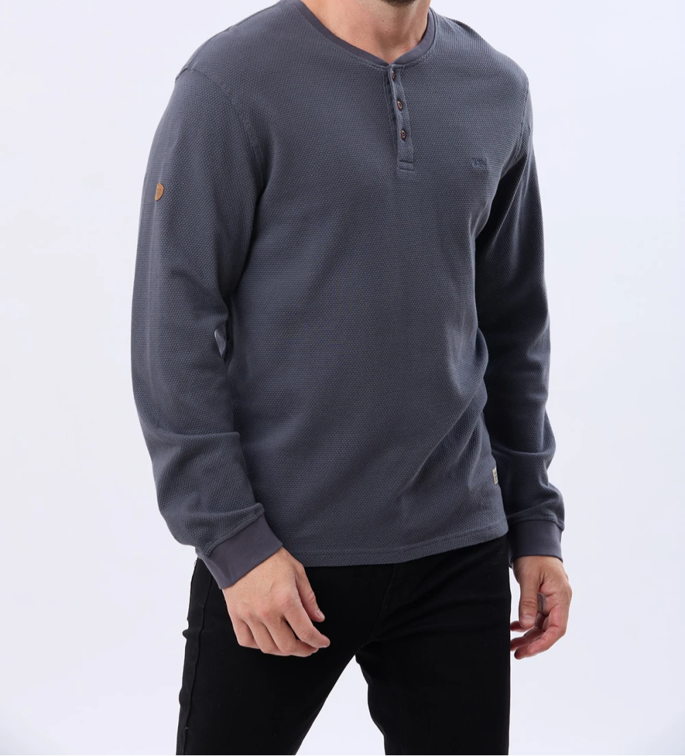 Remera Texturada de Algodón