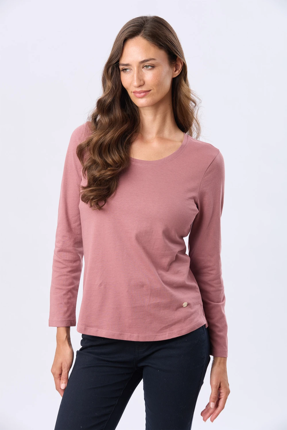 Remera básica de algodón