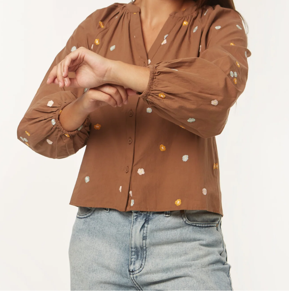 Camisa Ana Bordada