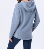 Campera polar con capucha