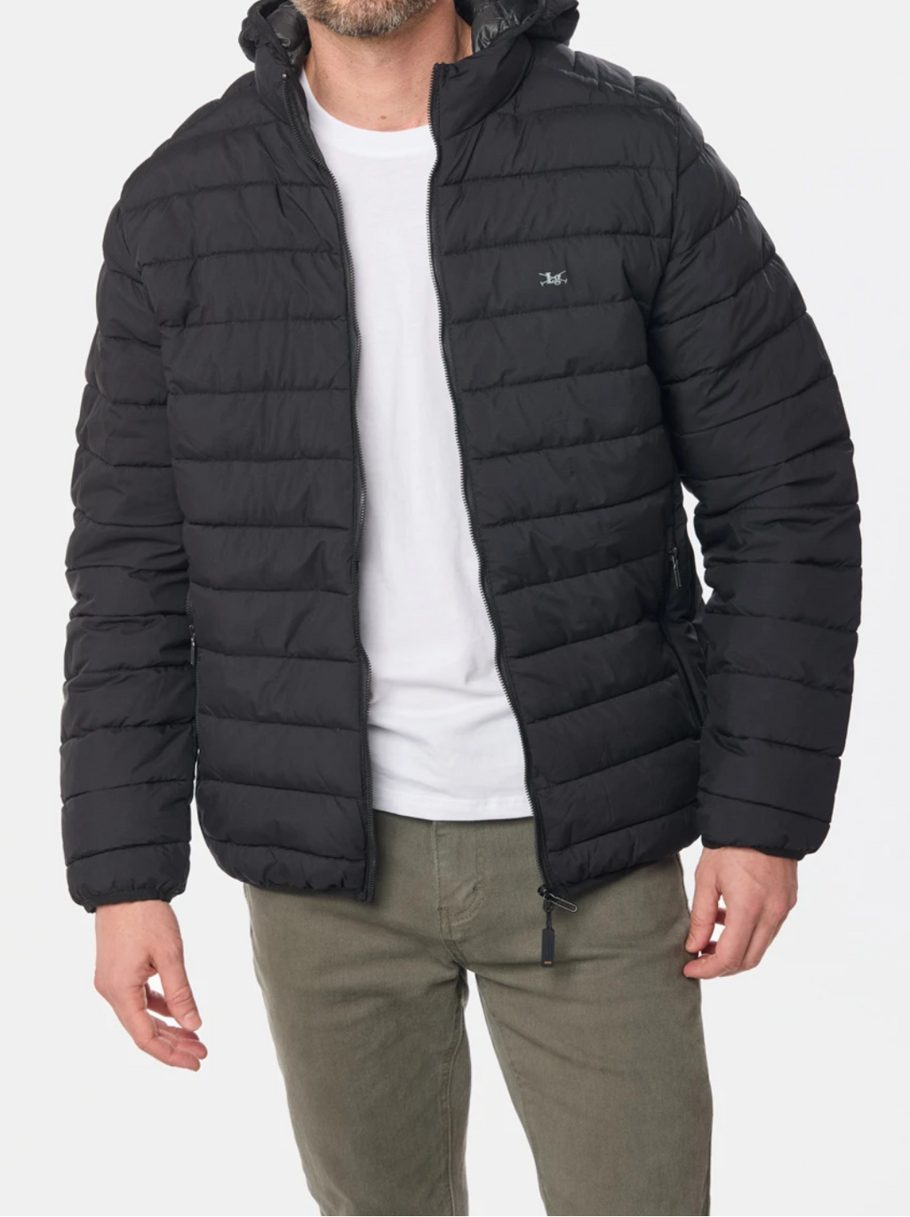 Campera con capucha desmontable