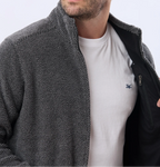 Campera polar texturado grueso