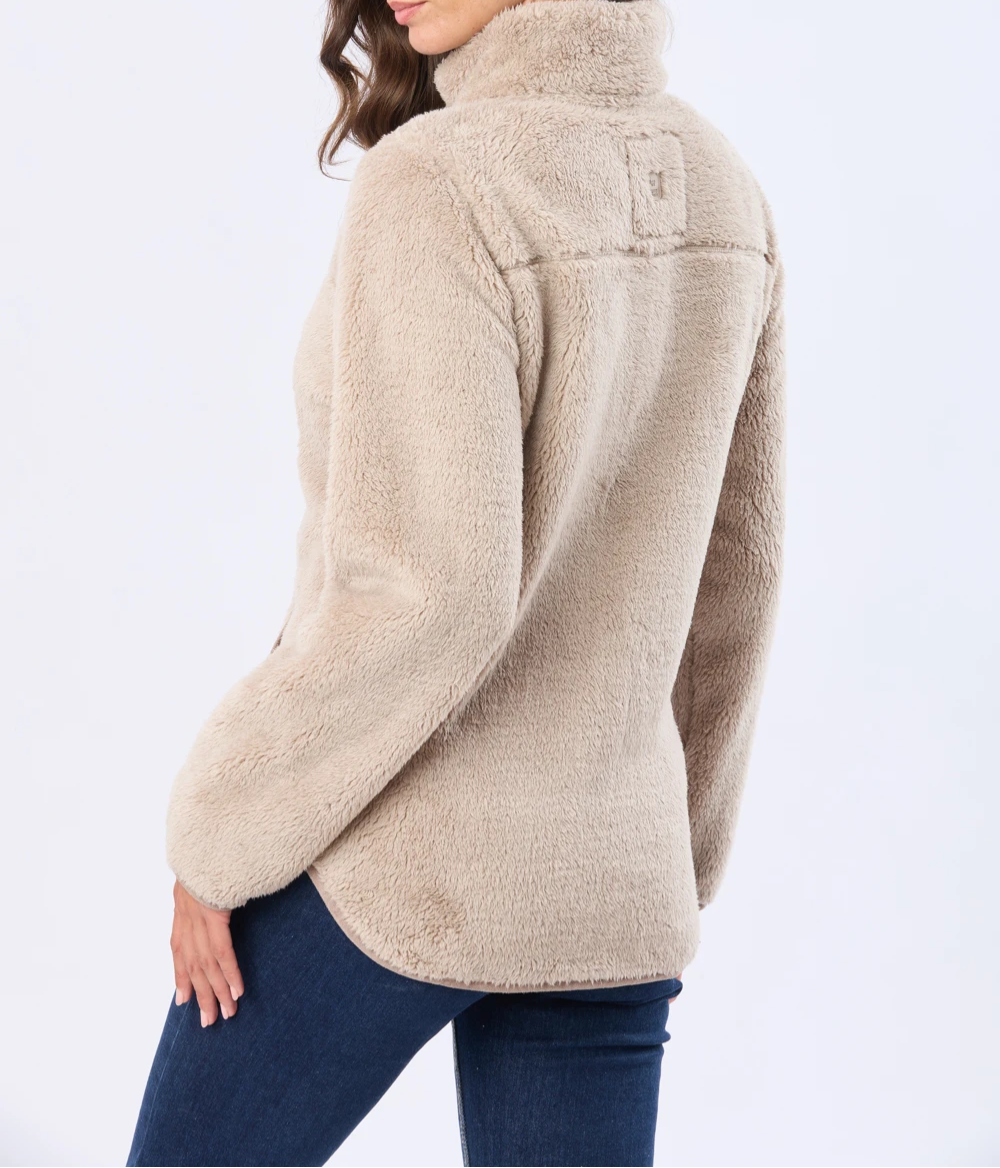 Campera de sherpa