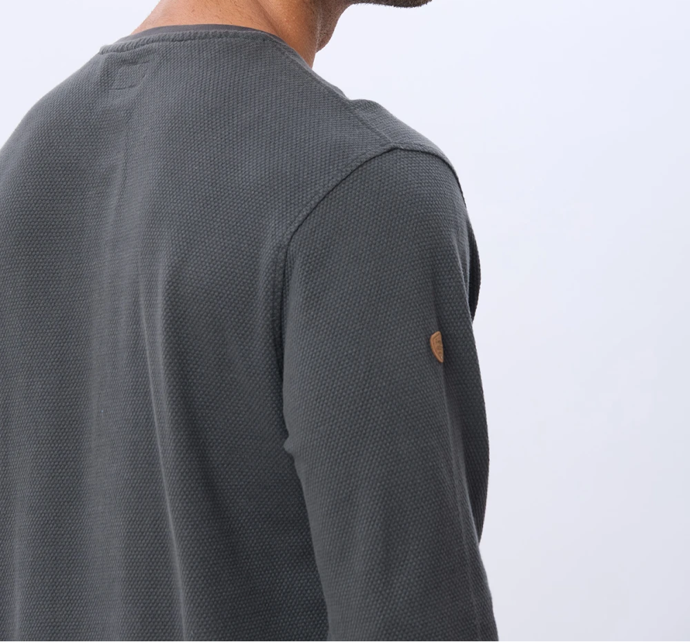 Remera Texturada de Algodón
