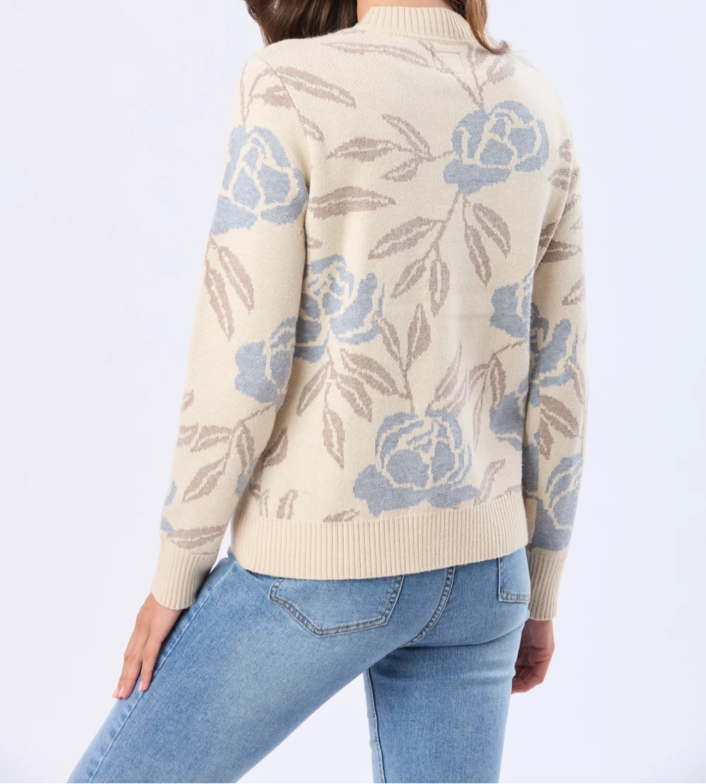 Buzo tejido estampado