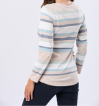 Remera rayada de algodón