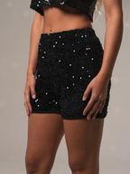 Short lentejuelas