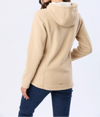 Campera polar con capucha