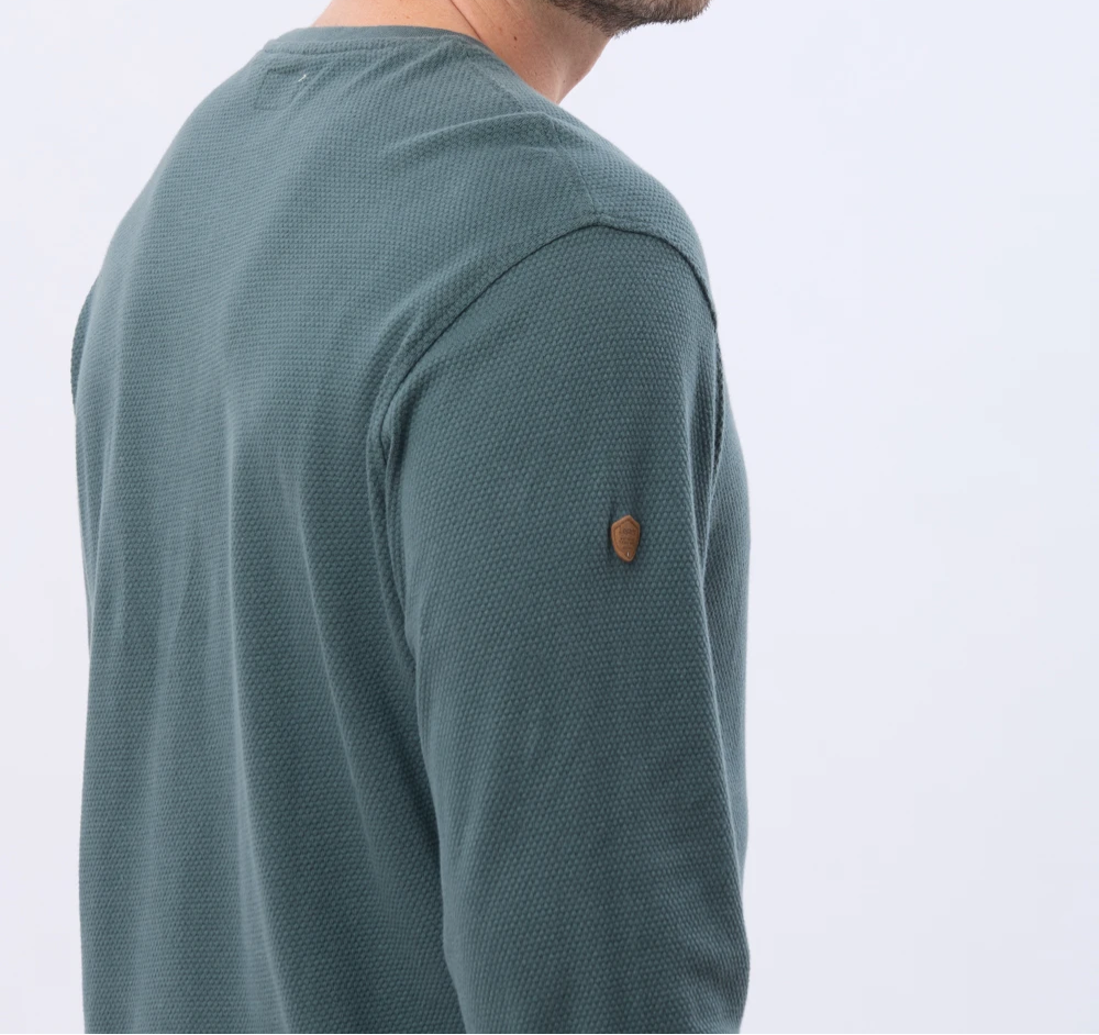 Remera Texturada de Algodón