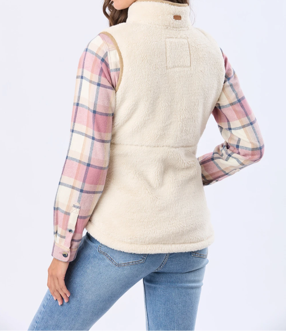 Chaleco sherpa suave