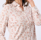 Camisa estampada de algodón