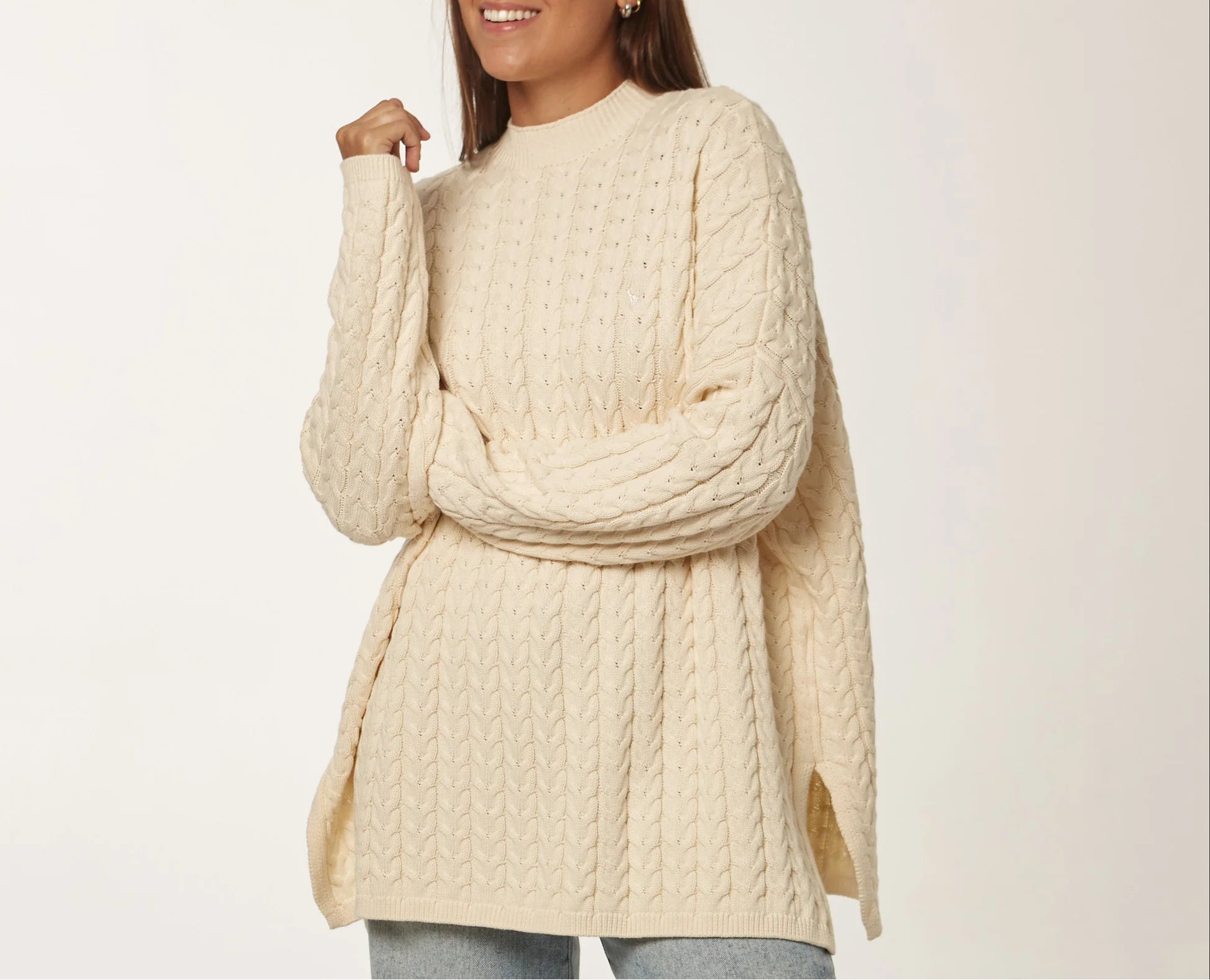 Sweater Trenzado Largo
