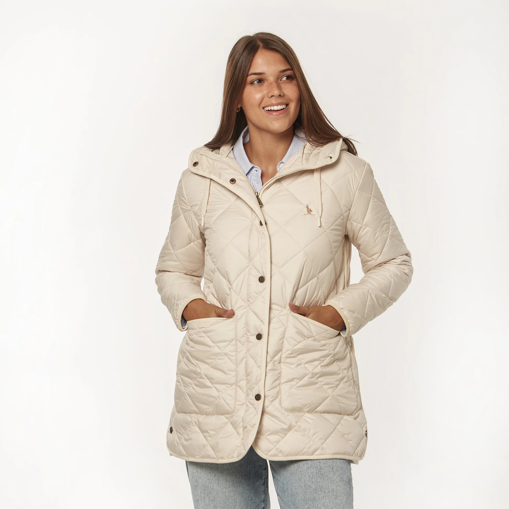 Campera capitoneada larga