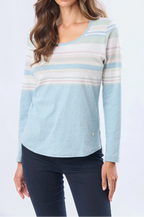 Remera rayada algodón