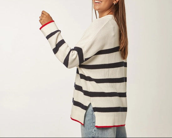 Sweater rayado marinero